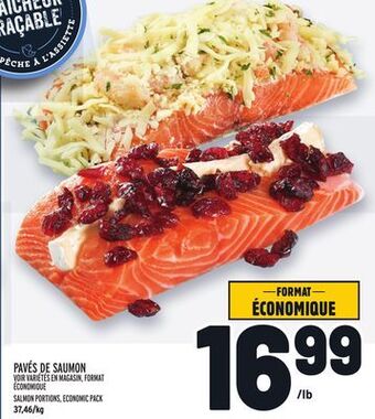 Metro Pavés de saumon | salmon portions offer