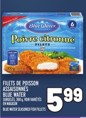 Metro Filets de poisson assaisonnés blue water | blue water seasoned fish fillets offer