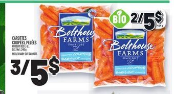 Metro Carottes coupées pelées bolthouse farms | bolthouse farms peeled baby-cut carrots offer