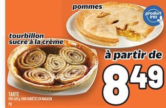 Metro Tarte | pie offer