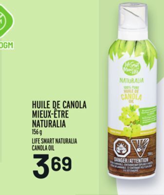 Metro Huile de canola mieux-être naturalia | life smart naturalia canola oil offer