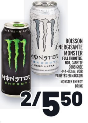 Metro Boisson énergisante monster | monster energy drink offer