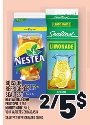 Metro Boisson réfrigérée sealtest | sealtest refrigerated drink offer
