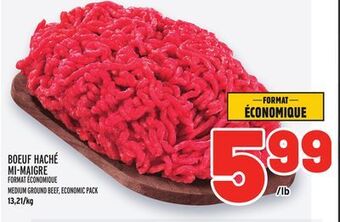 Metro Boeuf haché mi-maigre | medium ground beef offer