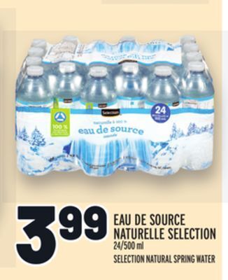 Metro Eau de source naturelle selection | selection natural spring water offer