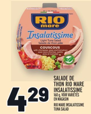 Metro Salade de thon rio mare insalatissime | rio mare insalatissime tuna salad offer