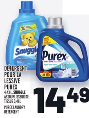 Metro Détergent pour la lessive purex | purex laundry detergent offer