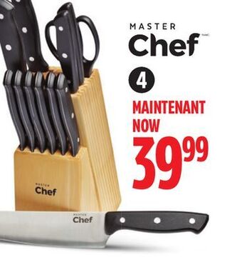 Canadian Tire Master chef 22-pc knife block set offer