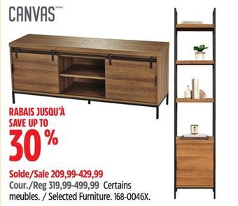 Canadian Tire Canvas selected furniture offer