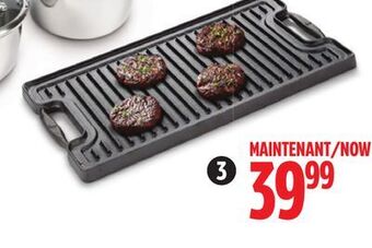 Canadian Tire Cast-iron reversible grill offer