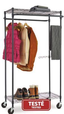 Canadian Tire Type a heavy-duty portable closet offer