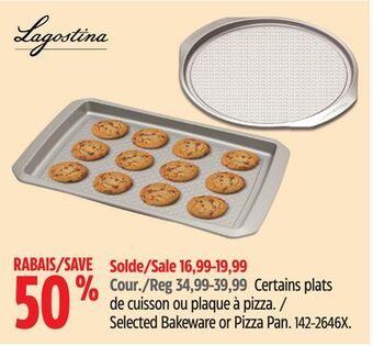 Canadian Tire Lagostina selected bakeware or pizza pan offer