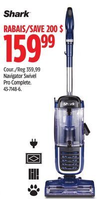 Canadian Tire Shark navigator swivel pro complete offer