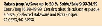 Canadian Tire Wilton selected bakeware and pizza crisper offer