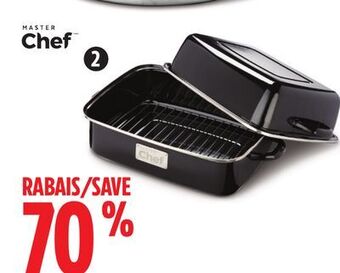 Canadian Tire Master chef 16 double roaster with rack offer