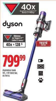 Canadian Tire Dyson v11 stick vac offer