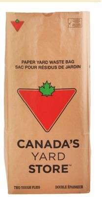 Canadian Tire Yard waste 2-ply paper bags, 20-pack offer