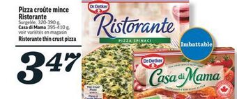 Marché Richelieu Pizza croûte mince ristorante dr. oetker | dr. oetker ristorante thin crust pizza offer