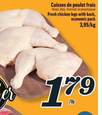 Marché Richelieu Cuisses de poulet frais | fresh chicken legs with back offer