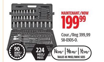 Canadian Tire Maximum professional grade socket sets offer
