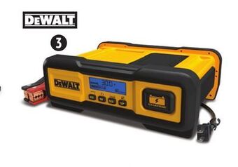 Canadian Tire Dewalt 30a battery charger with 100a engine start offer