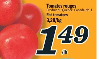 Marché Richelieu Tomates rouges | red tomatoes offer