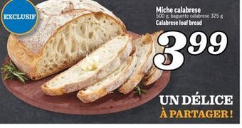Marché Richelieu Miche calabrese | calabrese loaf bread offer