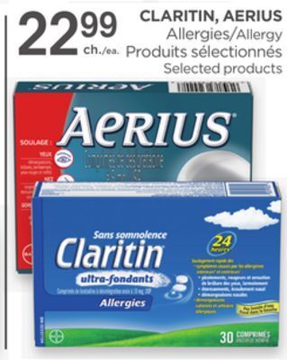 Proxim Claritin, aerius offer