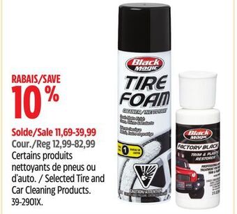 Canadian Tire Armor all selected tire and car cleaning products offer