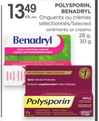 Proxim Polysporin, benadryl offer