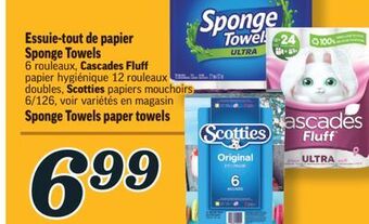 Marché Richelieu Essuie-tout de papier sponge towels | sponge towels paper towels offer