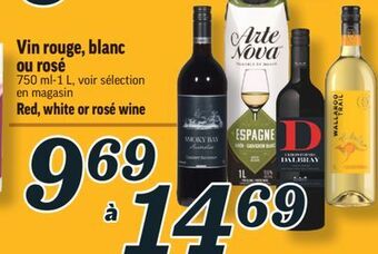 Marché Richelieu Vin rouge, blanc ou rosé | red, white or rosé wine offer