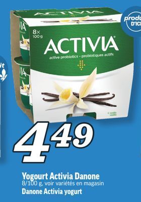 Marché Richelieu Yogourt activia danone | danone activia yogurt offer