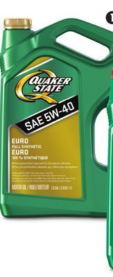 Canadian Tire Quaker state euro synthetic motor oil offer