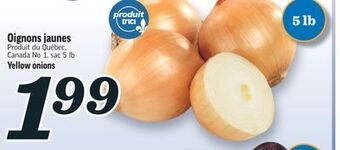 Marché Richelieu Oignons jaunes | yellow onions offer