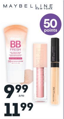 Brunet Maybelline new york produits sélectionnés offer