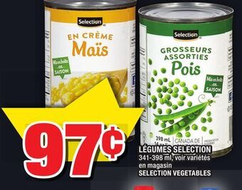 Super C Légumes selection | selection vegetables offer
