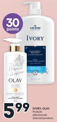 Brunet Ivory, olay produits sélectionnés offer