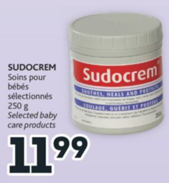 Brunet Sudocrem soins pour bébés sélectionnés offer