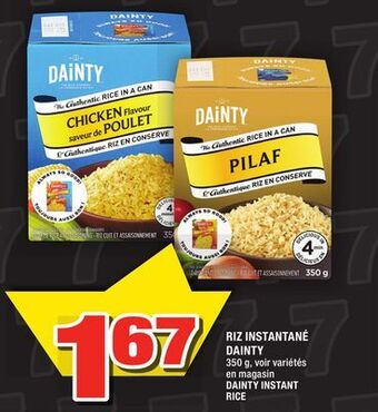 Super C Riz instantané dainty | dainty instant rice offer