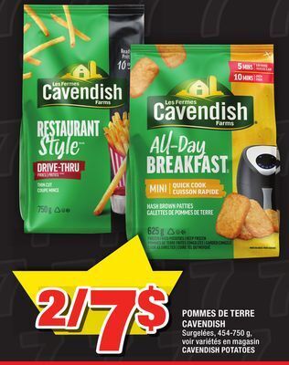 Super C Pommes de terre cavendish | cavendish potatoes offer