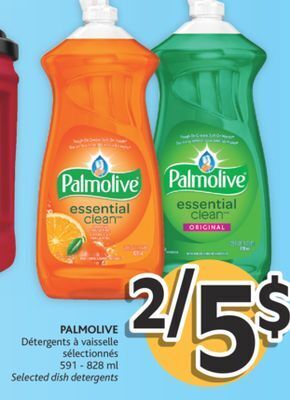 Brunet Palmolive détergents à vaisselle sélectionnés offer