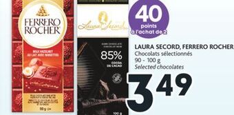 Brunet Laura secord, ferrero rocher chocolats sélectionnés offer