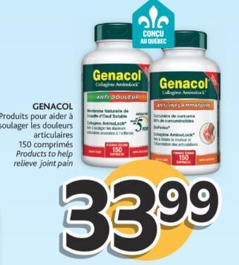 Brunet Genacol produits pour aider à soulager les douleurs articulaires offer