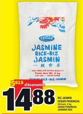 Super C Riz jasmin cedar phoenicia | cedar phoenicia jasmine rice offer