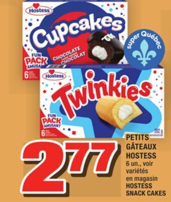 Super C Petits snack cakes gâteaux hostess | hostess snack cakes offer