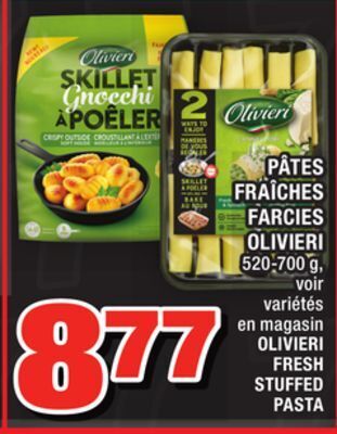 Super C Pâtes fraîches farcies olivieri | olivieri fresh stuffed pasta offer