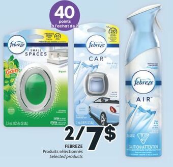 Brunet Febreze produits sélectionnés offer