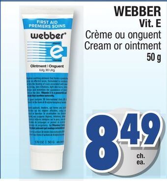 Jean Coutu Webber vit. e cream or ointment offer