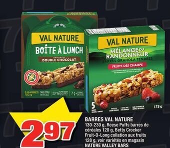 Super C Barres val nature | nature valley bars offer